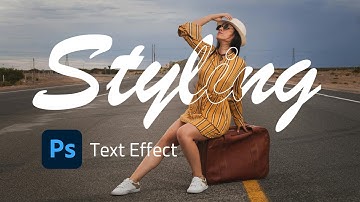 How to make Transparent Text Effect in photoshop | Short Tutorial