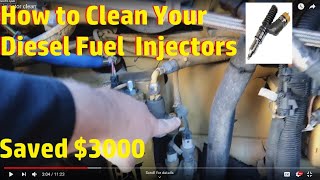 Cleaning My Diesel Fuel Injectors...Saved me $3000 by SpeedFreak 120,480 views 5 years ago 11 minutes, 24 seconds