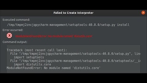 ModuleNotFoundError: No module named 