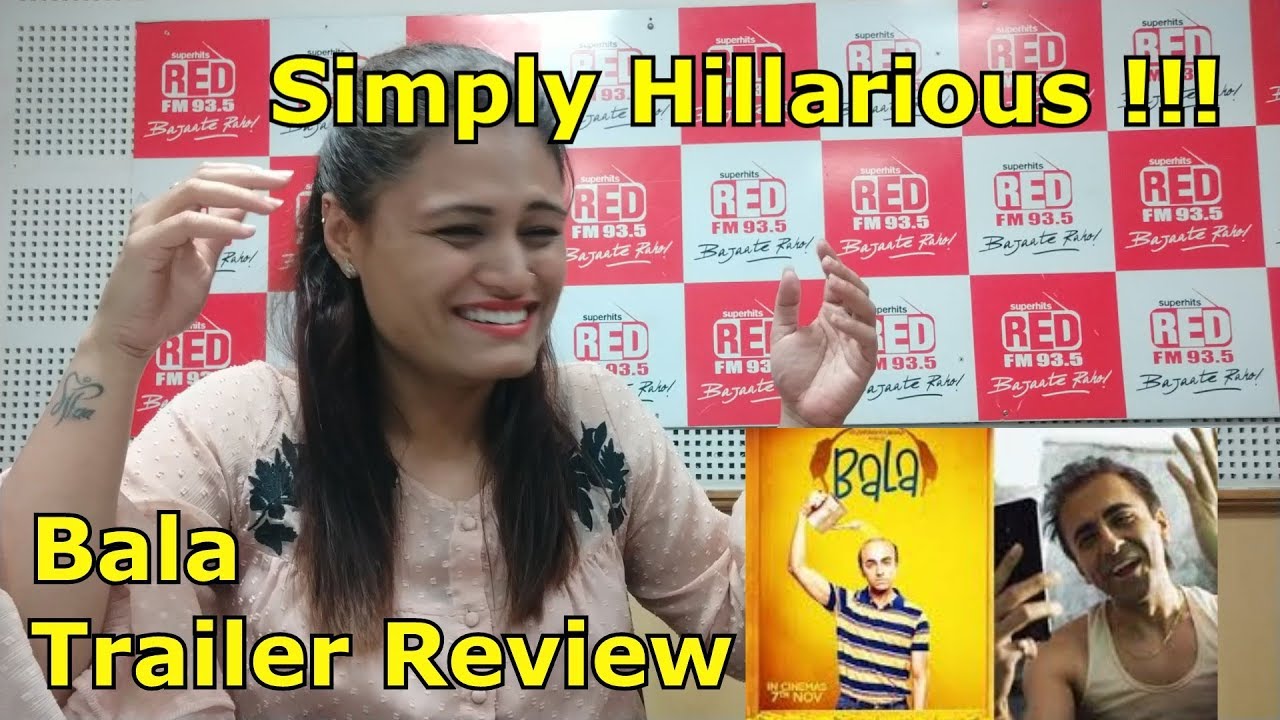 Bala Official Trailer Review | Ayushman Khurana | Bhumi Pednekar , Yami Gautam | By RJ Ekansha