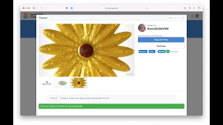 Upload a photo to Tinkercad and make your design public