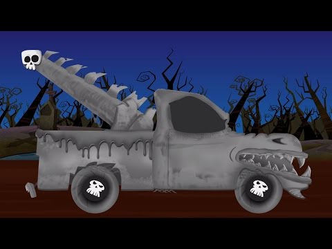 Menakutkan truk derek | Menakutkan garasi Mobil | Halloween Video | Car Repair | Scary Tow Truck