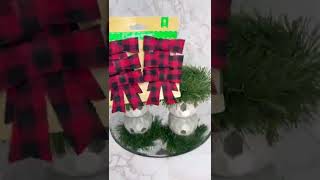 Dollar Tree DIY Hack 😳 #diy #dollartree #christmas #centerpiece #diyhomedecor #fypシ #viral #candle