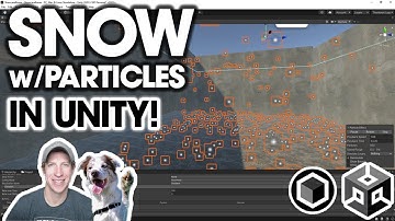 How to Make FALLING SNOW With Particles in Unity!