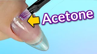 Will Acetone NailHack Work with Soft Gel Tips? 🤔 Jelly 3D Gel Nail Art with Varnail screenshot 5