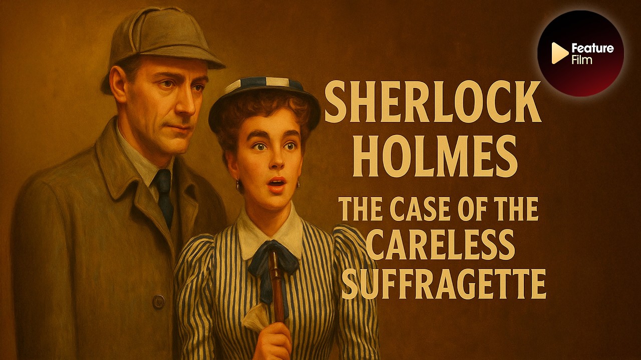 ШЕРЛОК ХОЛМС: ДЕЛО НЕОСТОРОЖНОЙ СУФРАЖИСТКИ (1954) Раскрашенный 720p классический телевизионный д...