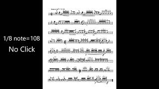 Albright Solo #34 Polyrhythmic Studies - Sight-Reading with Rick - Very Advanced Level