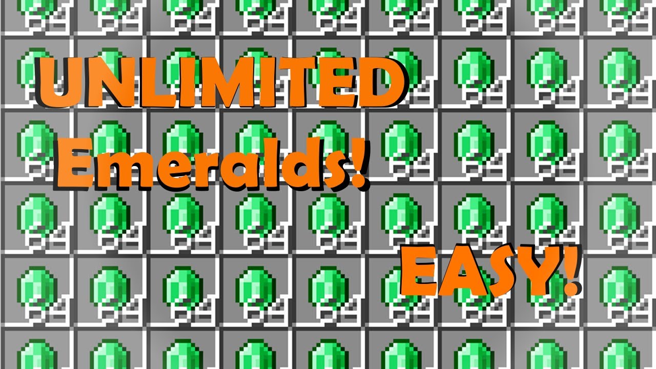 UNLIMITED emeralds exploit in Minecraft! Java and Bedrock Tutorial