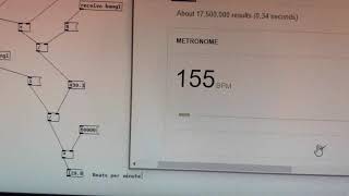 Puredata BPM extractor demo