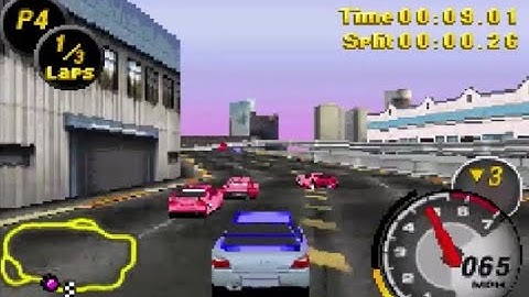 NFS Most Wanted GBA - Part 50 - Race #41 - Downtown Expressway (Lap Knockout)