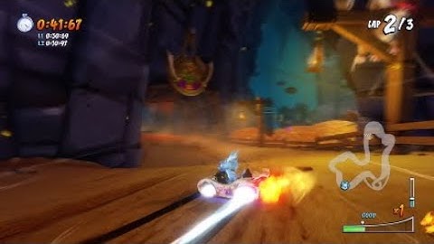CTR Nitro Fueled Dragon Mines Time Trial (Drift Class)