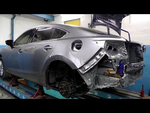 Mazda 6.  Вытяжка крыла.