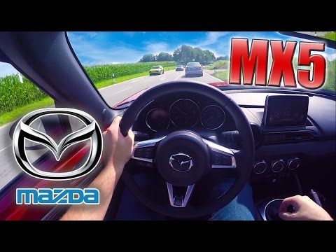 2016 Mazda MX5 (160 HP) City Drive POV ✔