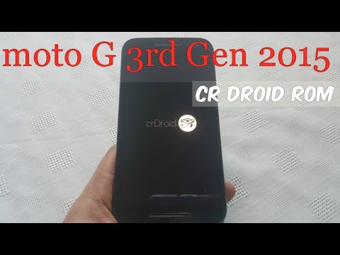 Motorola Moto G 3rd Gen 2015 CrDroid Rom Android 5.1.1 Lollipop