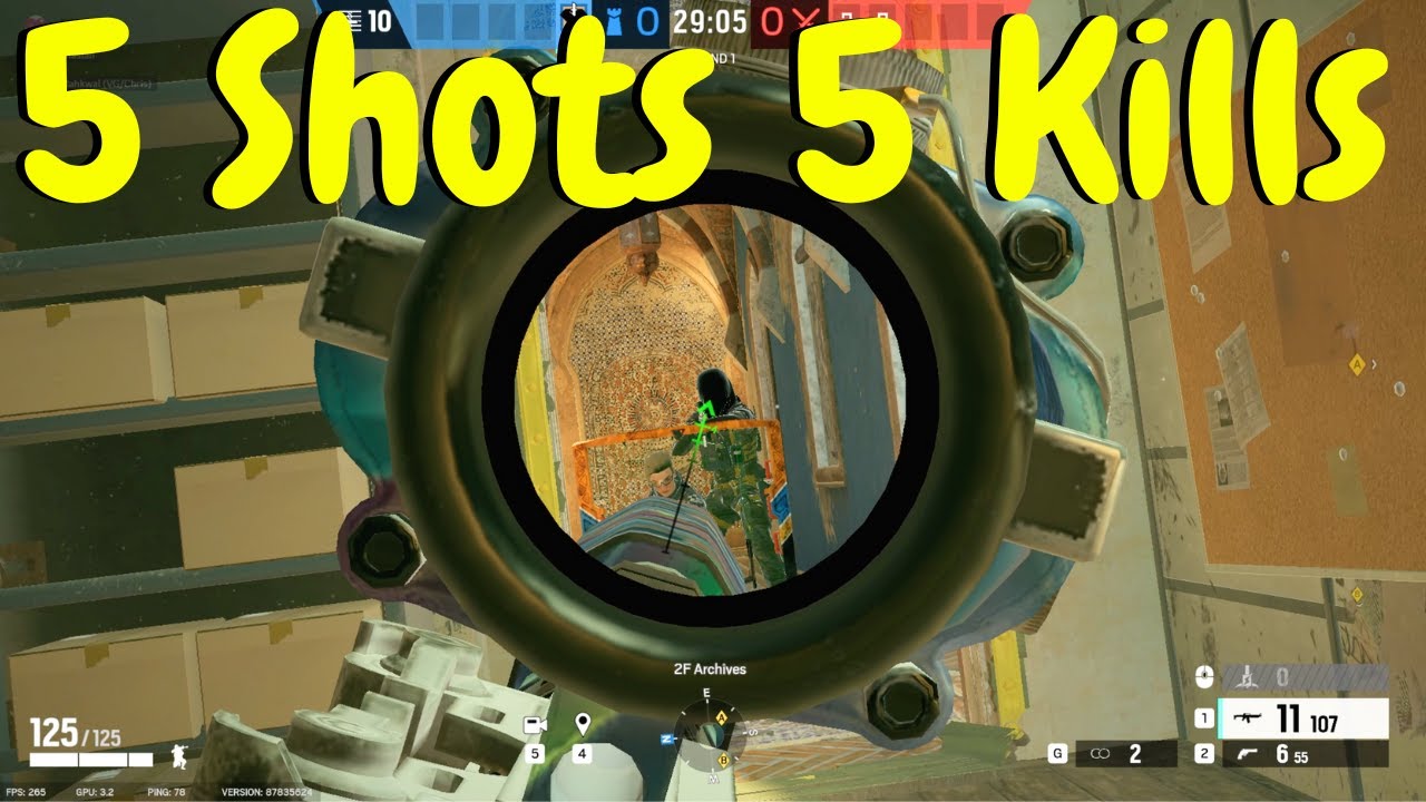 One Tap Ace in Rainbow Six Siege