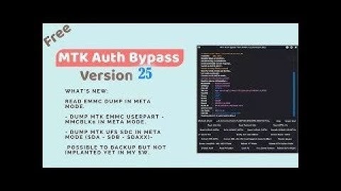 التحديث الجديد  MTK Auth Bypass Tool