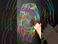 How to Draw a Girl with a Fork Easy Scratch Art drawing 