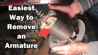 How to Remove a Generator Armature and Stator