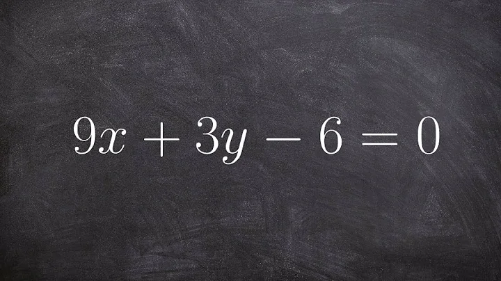 Graph a linear inequality in standard form