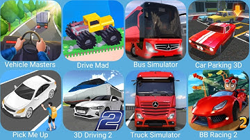 Vehicle Masters,Drive Mad,Bus Simulator Ultimate,Truck Simulator Ultimate,Beach Buggy Racing 2