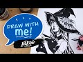 Draw with Me # 04 | Inktober 2019 ✒️My pencil's life story