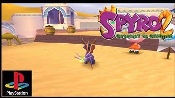 NEW: Spyro 2: Gateway to Glimmer (PlayStation) 100% Walkthrough 4K - Part 10 (Scorch/Fracture Hills)