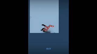 INSANE Stickman Crash! 😱 #stickman #dismounting #edit