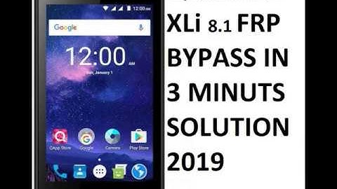 Qmobile XLi 8.1 FRP Bypass in 3 minuts without PC 2019