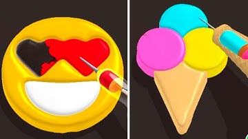 Jelly Dye - All Levels Gameplay Android, iOS