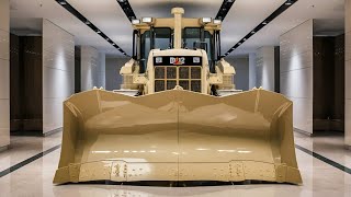 "2025 Caterpillar D12 Bulldozer in Glossy White – This Beast CRUSHES Everything in Sight!"