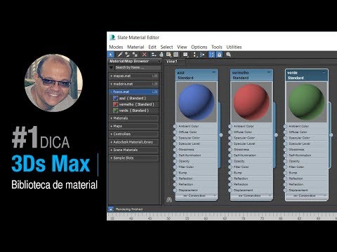 #1- DICA [3Ds Max] - Biblioteca de materiais.