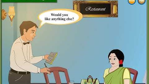 Unit 1-Attention Please-Lesson 6-In a restaurant