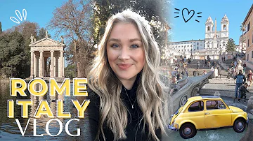 Rome, Italy Vlog | Borghese Gardens, Piazza del Popolo, Spanish Steps | Art, History, Living in Rome