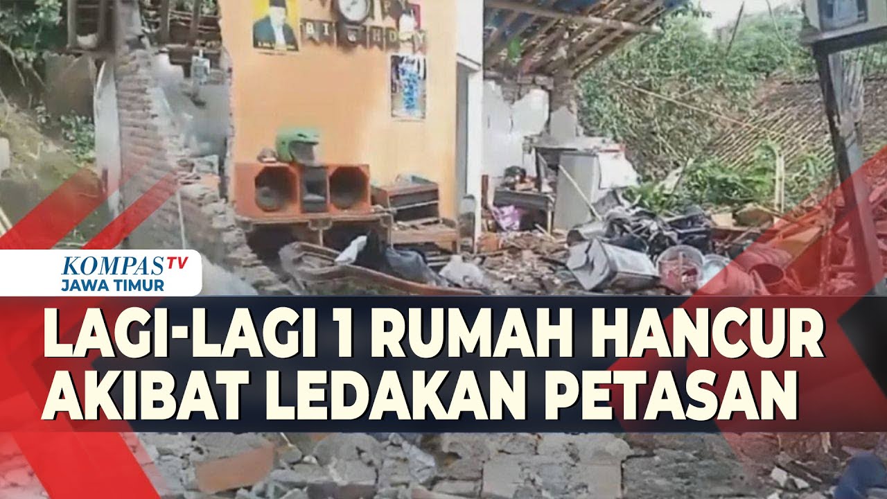 Ledakan Petasan Hancurkan Rumah di Jember, Dua Penghuni Alami Luka Bakar