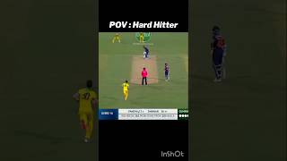 HARD HITTER 🙃 #cricket #dhoni #ipl #trendingshorts