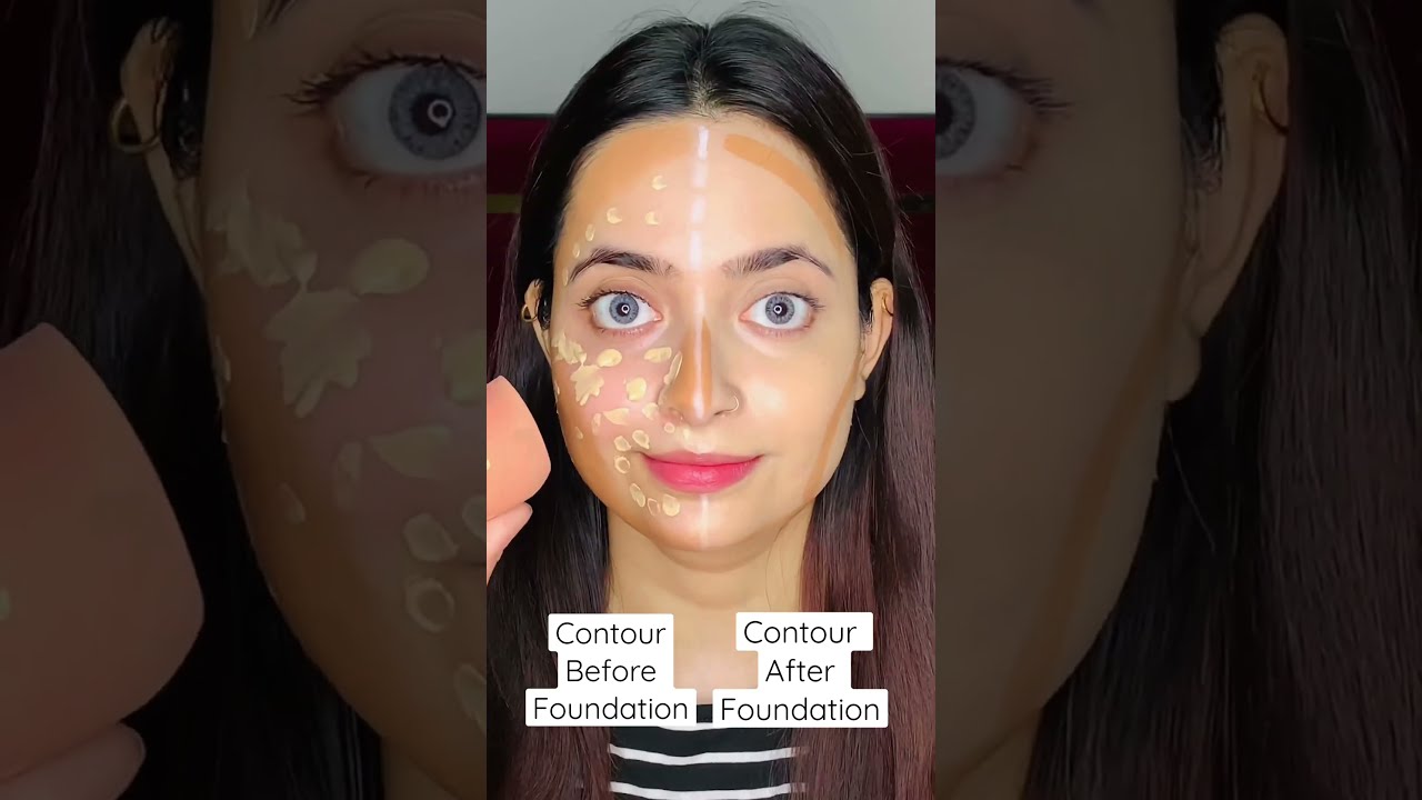 CONTOUR BEFORE OR AFTER FOUNDATION viralvideo viralshorts CONTOUR BEFORE OR AFTER FOUNDATION viralvideo viralshorts