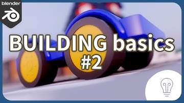 Building Basics: Ep 2 - Lego Car - Blender How To Modeling & Animation