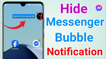 How to Hide Messenger Notification on Screen | How to Disable Messenger Bubble Notification