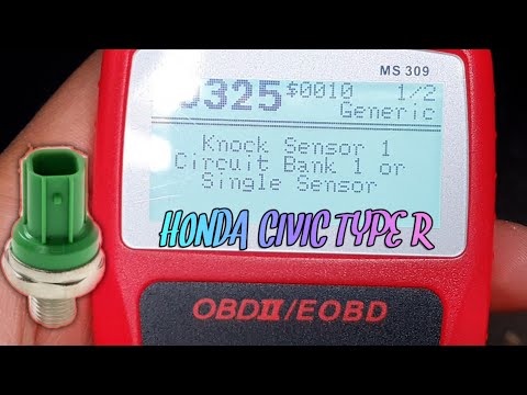 HOW TO REPLACE CODE P0325 KNOCK SENSOR (HONDA CIVIC TYPE R) DIY