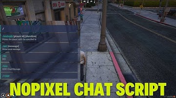 Fivem Nopixel chat script | QBCore Script