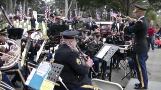 Memorial day services at the san francisco national cemetery 5-27-2013