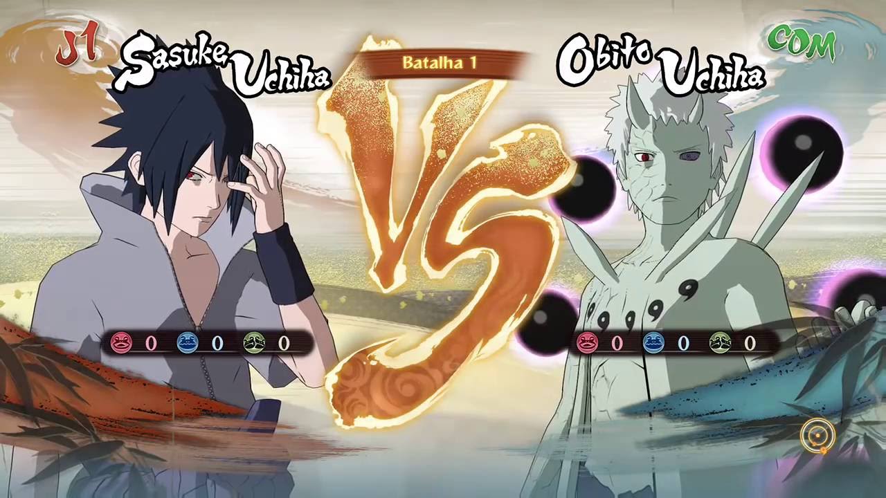 Naruto Shippuden e Sasuke vs Obito Jinchuuriki Completo - Legendado em