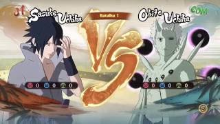 Naruto Storm 4 Dublado PT-BR Sasuke vs Obito