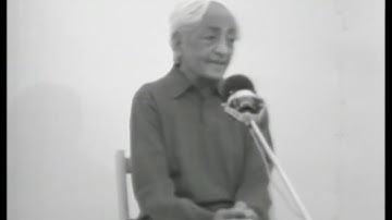 You cannot do a thing about fear | J. Krishnamurti