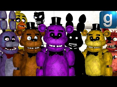 Gmod FNAF  Freddy And His Pals Meet Shadow Freddy And Shadow Bonnie 