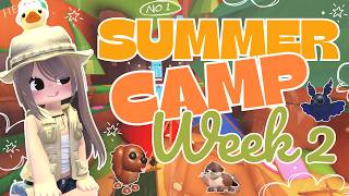 SUMMER CAMP | Week 2 👀✨ | Exploring NEW Items, Pets, and making a MEGA River Otter #robloxadoptme