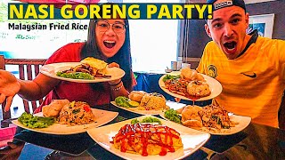 Trying 6 types of Malaysian Nasi Goreng (Fried Rice) - MALAYSIA FOOD TOUR & TRAVEL VLOG