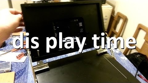 Portable Recording Studio Computer build pt8 - display attachment