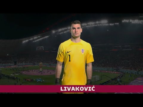 FIFAワールドカップ2022カタール　3位決定戦　クロアチアvs.モロッコ　line up