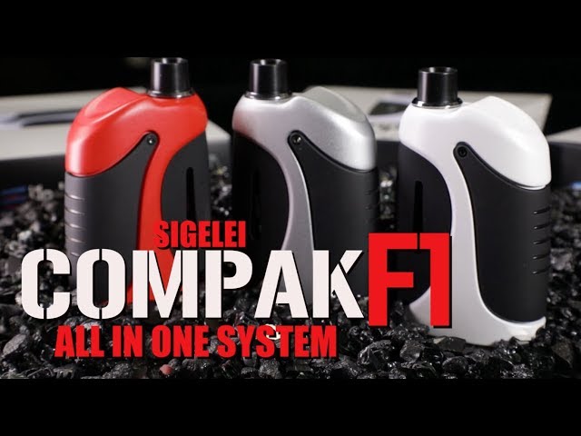 COMPAK F1 AIO KIT by Sigelei ~ALL IN ONE VAPE KIT REVIEW~